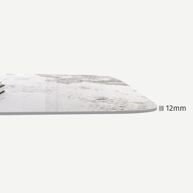 Luxury Sintered Stone Dining Table Rectangle Table with Trestle Pedestal Clearhalo ' dining_table' 'Dining Tables & Seating' 'Dining Tables' 'furn' 'furn_dining_table' 'Furniture' 'furniture_dining_table' 'Kitchen & Dining Furniture' 'kitchen&dining_furn' 'kitchen' 'kitchen_dining_table' 4239228