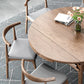 Modern Brown Dining Table Round Solid Wood Dining Table with 4 Legs for Home Clearhalo ' dining_table' 'Dining Tables & Seating' 'Dining Tables' 'furn' 'furn_dining_table' 'Furniture' 'furniture_dining_table' 'Kitchen & Dining Furniture' 'kitchen&dining_furn' 'kitchen' 'kitchen_dining_table' 4239242