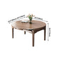 Modern Brown Dining Table Round Solid Wood Dining Table with 4 Legs for Home Clearhalo ' dining_table' 'Dining Tables & Seating' 'Dining Tables' 'furn' 'furn_dining_table' 'Furniture' 'furniture_dining_table' 'Kitchen & Dining Furniture' 'kitchen&dining_furn' 'kitchen' 'kitchen_dining_table' 4239251