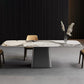 Metal Traditional Luxury Rectangular Table Sintered Stone Table Clearhalo ' dining_table' 'Dining Tables & Seating' 'Dining Tables' 'furn' 'furn_dining_table' 'Furniture' 'furniture_dining_table' 'Kitchen & Dining Furniture' 'kitchen&dining_furn' 'kitchen' 'kitchen_dining_table' 4239277
