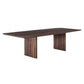 Solid Wood Contemporary Rectangle Table Wood Top Table for Dining Room Walnut Without Chairs Clearhalo ' dining_table' 'Dining Tables & Seating' 'Dining Tables' 'furn' 'furn_dining_table' 'Furniture' 'furniture_dining_table' 'Kitchen & Dining Furniture' 'kitchen&dining_furn' 'kitchen' 'kitchen_dining_table' 4239294