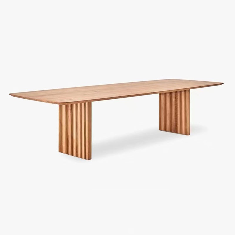 Solid Wood Contemporary Rectangle Table Wood Top Table for Dining Room Clearhalo ' dining_table' 'Dining Tables & Seating' 'Dining Tables' 'furn' 'furn_dining_table' 'Furniture' 'furniture_dining_table' 'Kitchen & Dining Furniture' 'kitchen&dining_furn' 'kitchen' 'kitchen_dining_table' 4239296