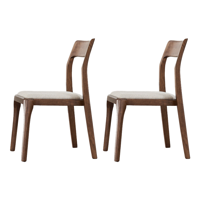 Contemporary Wood Home Side Chair Natural Open Back Dining Chair (Set of 2) Grey Clearhalo ' kitchen&dining_furn' 'Dining Chairs' 'Dining Tables & Seating' 'dining_chair' 'furn' 'furn_dining_chair' 'Furniture' 'furniture_dining_chair' 'Kitchen & Dining Furniture' 'kitchen' 4239314