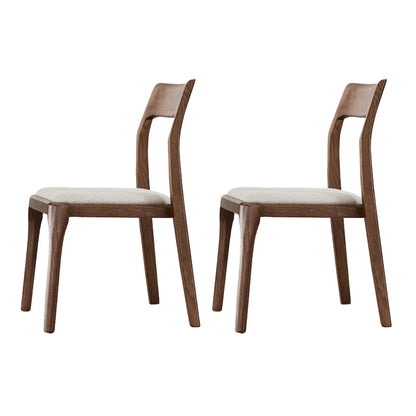 Contemporary Wood Home Side Chair Natural Open Back Dining Chair (Set of 2) Grey Clearhalo ' kitchen&dining_furn' 'Dining Chairs' 'Dining Tables & Seating' 'dining_chair' 'furn' 'furn_dining_chair' 'Furniture' 'furniture_dining_chair' 'Kitchen & Dining Furniture' 'kitchen' 4239314