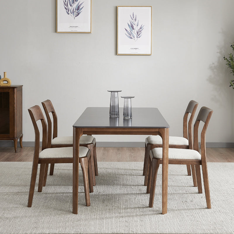 Contemporary Wood Home Side Chair Natural Open Back Dining Chair (Set of 2) Clearhalo ' kitchen&dining_furn' 'Dining Chairs' 'Dining Tables & Seating' 'dining_chair' 'furn' 'furn_dining_chair' 'Furniture' 'furniture_dining_chair' 'Kitchen & Dining Furniture' 'kitchen' 4239317