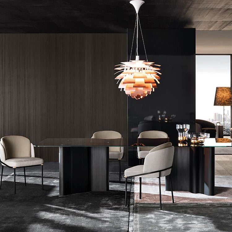 Modern Style Linen Fabric Dining Chairs Solid Back Upholstered Chairs for Home Use Clearhalo ' kitchen&dining_furn' 'Dining Chairs' 'Dining Tables & Seating' 'dining_chair' 'furn' 'furn_dining_chair' 'Furniture' 'furniture_dining_chair' 'Kitchen & Dining Furniture' 'kitchen' 4239340