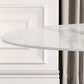 Round Traditional Luxury Dining Room Table White Sintered Stone Table with White Pedestal Base Clearhalo ' dining_table' 'Dining Tables & Seating' 'Dining Tables' 'furn' 'furn_dining_table' 'Furniture' 'furniture_dining_table' 'Kitchen & Dining Furniture' 'kitchen&dining_furn' 'kitchen' 'kitchen_dining_table' 4239346