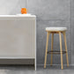 Industrial Style Armless Barstool Leather 30-inch Seat Height Counter Stools Clearhalo 'Bar Furniture' 'Bar Stools' 'bar_stools' 'furn' 'furn_bar_stools' 'furniture_bar_stools' 'Kitchen & Dining Furniture' 'kitchen&dining_furn' 'kitchen' 'kitchen_furn' Furniture' 4239356