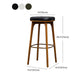 Industrial Style Armless Barstool Leather 30-inch Seat Height Counter Stools Clearhalo 'Bar Furniture' 'Bar Stools' 'bar_stools' 'furn' 'furn_bar_stools' 'furniture_bar_stools' 'Kitchen & Dining Furniture' 'kitchen&dining_furn' 'kitchen' 'kitchen_furn' Furniture' 4239382