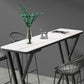 Stone Top Bar Table 42-inch Height Industrial Style Bistro Table for Restaurant Clearhalo 'Bar Furniture' 'Bar Tables' 'bar_tables' 'Furniture' 'furniture_bar_tables' 'Kitchen & Dining Furniture' 'kitchen&dining_furn' 'kitchen' 4240128