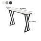 Stone Top Bar Table 42-inch Height Industrial Style Bistro Table for Restaurant Clearhalo 'Bar Furniture' 'Bar Tables' 'bar_tables' 'Furniture' 'furniture_bar_tables' 'Kitchen & Dining Furniture' 'kitchen&dining_furn' 'kitchen' 4240138