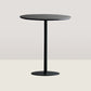 Industrial Wood Bar Dining Table Round Indoor Bistro Table with Single Pedestal Black Clearhalo 'Bar Furniture' 'Bar Tables' 'bar_tables' 'Furniture' 'furniture_bar_tables' 'Kitchen & Dining Furniture' 'kitchen&dining_furn' 'kitchen' 4240142