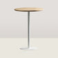 Industrial Wood Bar Dining Table Round Indoor Bistro Table with Single Pedestal Natural Clearhalo 'Bar Furniture' 'Bar Tables' 'bar_tables' 'Furniture' 'furniture_bar_tables' 'Kitchen & Dining Furniture' 'kitchen&dining_furn' 'kitchen' 4240145