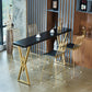 42-inch Height Cocktail Bar Table Nordic Black Wood Top Table for Dining Room Clearhalo 'Bar Furniture' 'Bar Tables' 'bar_tables' 'Furniture' 'furniture_bar_tables' 'Kitchen & Dining Furniture' 'kitchen&dining_furn' 'kitchen' 4240226