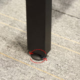 Industrial Brown Pine Bar Dining Table Square Indoor Bistro Table with Trestle Pedestal Clearhalo 'Bar Furniture' 'Bar Tables' 'bar_tables' 'Furniture' 'furniture_bar_tables' 'Kitchen & Dining Furniture' 'kitchen&dining_furn' 'kitchen' 4240347