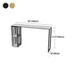 Living Room Modern Patio Bar Table Marble Rectangle 2-shelf Sled Bistro Bar Desk Clearhalo 'Bar Furniture' 'Bar Tables' 'bar_tables' 'Furniture' 'furniture_bar_tables' 'Kitchen & Dining Furniture' 'kitchen&dining_furn' 'kitchen' 4240879