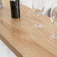 Natural Wood Top Bar Table Rectangle Modern Sled Living Room Bar Dining Table Clearhalo 'Bar Furniture' 'Bar Tables' 'bar_tables' 'Furniture' 'furniture_bar_tables' 'Kitchen & Dining Furniture' 'kitchen&dining_furn' 'kitchen' 4240939