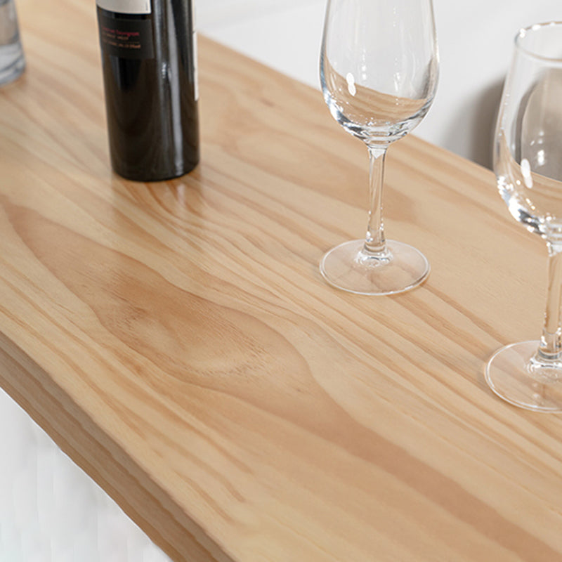 Natural Wood Top Bar Table Rectangle Modern Sled Living Room Bar Dining Table Clearhalo 'Bar Furniture' 'Bar Tables' 'bar_tables' 'Furniture' 'furniture_bar_tables' 'Kitchen & Dining Furniture' 'kitchen&dining_furn' 'kitchen' 4240939