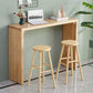 Rectangle Modern Bar Height Table Sled Wood Natural Counter Table for Living Room Clearhalo 'Bar Furniture' 'Bar Tables' 'bar_tables' 'Furniture' 'furniture_bar_tables' 'Kitchen & Dining Furniture' 'kitchen&dining_furn' 'kitchen' 4240987