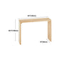 Rectangle Modern Bar Height Table Sled Wood Natural Counter Table for Living Room Clearhalo 'Bar Furniture' 'Bar Tables' 'bar_tables' 'Furniture' 'furniture_bar_tables' 'Kitchen & Dining Furniture' 'kitchen&dining_furn' 'kitchen' 4240996