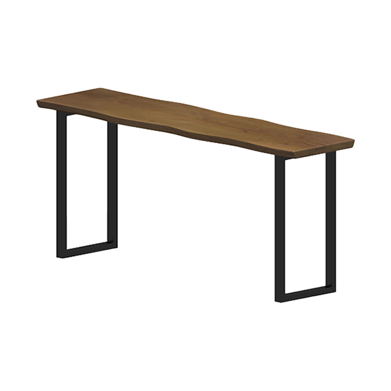 Rectangle Counter Wine Table Sled Wood Modern Cocktail Bar Table for Courtyard Clearhalo 'Bar Furniture' 'Bar Tables' 'bar_tables' 'Furniture' 'furniture_bar_tables' 'Kitchen & Dining Furniture' 'kitchen&dining_furn' 'kitchen' 4241025