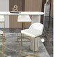 Contemporary Bar Dining Table Indoor Bar Height Cocktail Table with Iron Base Clearhalo 'Bar Furniture' 'Bar Tables' 'bar_tables' 'Furniture' 'furniture_bar_tables' 'Kitchen & Dining Furniture' 'kitchen&dining_furn' 'kitchen' 4241158