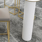 Contemporary Bar Dining Table Indoor Bar Height Cocktail Table with Iron Base Clearhalo 'Bar Furniture' 'Bar Tables' 'bar_tables' 'Furniture' 'furniture_bar_tables' 'Kitchen & Dining Furniture' 'kitchen&dining_furn' 'kitchen' 4241162