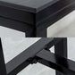 Contemporary Bar Dining Table Indoor Rectangle Bar Table with Iron Base Clearhalo 'Bar Furniture' 'Bar Tables' 'bar_tables' 'Furniture' 'furniture_bar_tables' 'Kitchen & Dining Furniture' 'kitchen&dining_furn' 'kitchen' 4241213