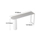 Contemporary Bar Dining Table Indoor Bar Table with Iron Base in White Clearhalo 'Bar Furniture' 'Bar Tables' 'bar_tables' 'Furniture' 'furniture_bar_tables' 'Kitchen & Dining Furniture' 'kitchen&dining_furn' 'kitchen' 4241250