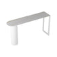 Stone Modern Indoor Bistro Bar Table Double Pedestal Bar Height Cocktail Table White Clearhalo 'Bar Furniture' 'Bar Tables' 'bar_tables' 'Furniture' 'furniture_bar_tables' 'Kitchen & Dining Furniture' 'kitchen&dining_furn' 'kitchen' 4241269