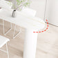Stone Modern Indoor Bistro Bar Table Double Pedestal Bar Height Cocktail Table Clearhalo 'Bar Furniture' 'Bar Tables' 'bar_tables' 'Furniture' 'furniture_bar_tables' 'Kitchen & Dining Furniture' 'kitchen&dining_furn' 'kitchen' 4241275