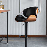 Scandinavian Adjustable Height Metal Counter Stools Wood Low Back Bar Stools (Set of 2) Clearhalo 'Bar Furniture' 'Bar Stools' 'bar_stools' 'furn' 'furn_bar_stools' 'furniture_bar_stools' 'Kitchen & Dining Furniture' 'kitchen&dining_furn' 'kitchen' 'kitchen_furn' Furniture' 4241360