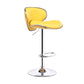 Indoor Nordic Bar Stool Adjustable Height Swivel Armless Stool Yellow 1 Piece Clearhalo 'Bar Furniture' 'Bar Stools' 'bar_stools' 'furn' 'furn_bar_stools' 'furniture_bar_stools' 'Kitchen & Dining Furniture' 'kitchen&dining_furn' 'kitchen' 'kitchen_furn' Furniture' 4241521