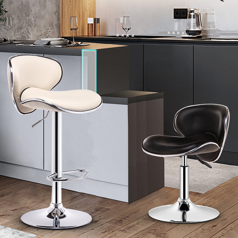 Indoor Nordic Bar Stool Adjustable Height Swivel Armless Stool Clearhalo 'Bar Furniture' 'Bar Stools' 'bar_stools' 'furn' 'furn_bar_stools' 'furniture_bar_stools' 'Kitchen & Dining Furniture' 'kitchen&dining_furn' 'kitchen' 'kitchen_furn' Furniture' 4241522