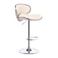 Indoor Nordic Bar Stool Adjustable Height Swivel Armless Stool Beige 1 Piece Clearhalo 'Bar Furniture' 'Bar Stools' 'bar_stools' 'furn' 'furn_bar_stools' 'furniture_bar_stools' 'Kitchen & Dining Furniture' 'kitchen&dining_furn' 'kitchen' 'kitchen_furn' Furniture' 4241528