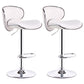 Indoor Nordic Bar Stool Adjustable Height Swivel Armless Stool White 2 Piece Set Clearhalo 'Bar Furniture' 'Bar Stools' 'bar_stools' 'furn' 'furn_bar_stools' 'furniture_bar_stools' 'Kitchen & Dining Furniture' 'kitchen&dining_furn' 'kitchen' 'kitchen_furn' Furniture' 4241542