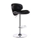 Indoor Nordic Bar Stool Adjustable Height Swivel Armless Stool Black 1 Piece Clearhalo 'Bar Furniture' 'Bar Stools' 'bar_stools' 'furn' 'furn_bar_stools' 'furniture_bar_stools' 'Kitchen & Dining Furniture' 'kitchen&dining_furn' 'kitchen' 'kitchen_furn' Furniture' 4241544