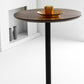 Industrial Solid Wood Bar Dining Table Steel Single Pedestal Bistro Table Fixed Table Clearhalo 'Bar Furniture' 'Bar Tables' 'bar_tables' 'Furniture' 'furniture_bar_tables' 'Kitchen & Dining Furniture' 'kitchen&dining_furn' 'kitchen' 4245337