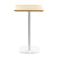 Industrial Metal Bar Table Square Top 41.3"H Pedestal Bistro Table for Cafe Clearhalo 'Bar Furniture' 'Bar Tables' 'bar_tables' 'furn' 'furn_bar_tables' 'Furniture' 'furniture_bar_tables' 'Kitchen & Dining Furniture' 'kitchen&dining_furn' 'kitchen' 4245388