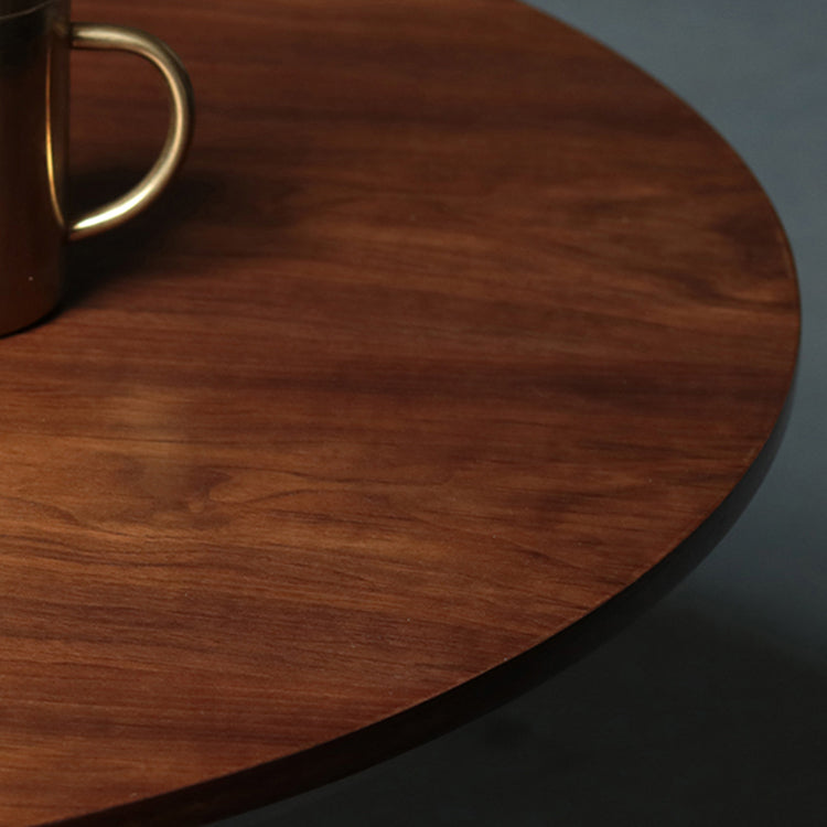 Industrial Metal Bar Table Round Top 41.3"H Pedestal Bistro Table for Cafe and Breakroom Clearhalo 'Bar Furniture' 'Bar Tables' 'bar_tables' 'Furniture' 'furniture_bar_tables' 'Kitchen & Dining Furniture' 'kitchen&dining_furn' 'kitchen' 4245444