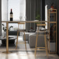 Glam Style Gold Iron Bar Table 41.3"H Faux Marble White Top Bistro Table with Wine Rack Clearhalo 'Bar Furniture' 'Bar Tables' 'bar_tables' 'Furniture' 'furniture_bar_tables' 'Kitchen & Dining Furniture' 'kitchen&dining_furn' 'kitchen' 4245476