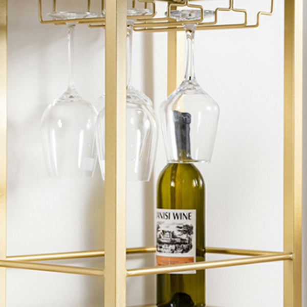 White Stone Glam Indoor Bar Dining Table Iron Double Pedestal Bistro Table Fixed Table Clearhalo 'Bar Furniture' 'Bar Tables' 'bar_tables' 'Furniture' 'furniture_bar_tables' 'Kitchen & Dining Furniture' 'kitchen&dining_furn' 'kitchen' 4245528