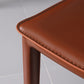 Designer Style Leather Restaurant Side Chair Solid Back Dining Chair (Set of 2) Clearhalo ' kitchen&dining_furn' 'Dining Chairs' 'Dining Tables & Seating' 'dining_chair' 'furn' 'furn_dining_chair' 'Furniture' 'furniture_dining_chair' 'Kitchen & Dining Furniture' 'kitchen' 4245745