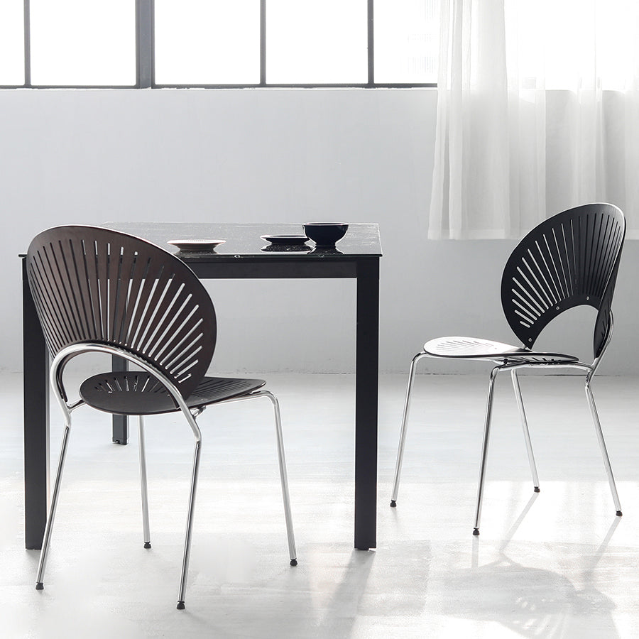 Modern Indoor-Outdoor Metal Chair Stackable Home Armless Open Back Dining Side Chair Clearhalo ' kitchen&dining_furn' 'Dining Chairs' 'Dining Tables & Seating' 'dining_chair' 'furn' 'furn_dining_chair' 'Furniture' 'furniture_dining_chair' 'Kitchen & Dining Furniture' 'kitchen' 4245816