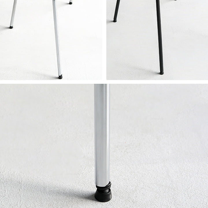 Modern Indoor-Outdoor Metal Chair Stackable Home Armless Open Back Dining Side Chair Clearhalo ' kitchen&dining_furn' 'Dining Chairs' 'Dining Tables & Seating' 'dining_chair' 'furn' 'furn_dining_chair' 'Furniture' 'furniture_dining_chair' 'Kitchen & Dining Furniture' 'kitchen' 4245819