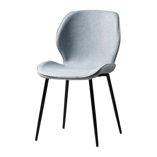 Contemporary Indoor Side Chair Upholstered Wingback Metal Dining Room Chair Clearhalo ' kitchen&dining_furn' 'Dining Chairs' 'Dining Tables & Seating' 'dining_chair' 'furn' 'furn_dining_chair' 'Furniture' 'furniture_dining_chair' 'Kitchen & Dining Furniture' 'kitchen' 4245900