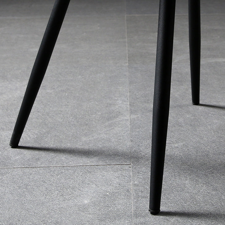 Contemporary Indoor Side Chair Upholstered Wingback Metal Dining Room Chair Clearhalo ' kitchen&dining_furn' 'Dining Chairs' 'Dining Tables & Seating' 'dining_chair' 'furn' 'furn_dining_chair' 'Furniture' 'furniture_dining_chair' 'Kitchen & Dining Furniture' 'kitchen' 4245902