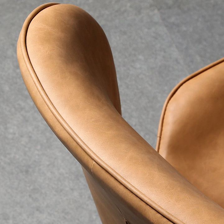 Contemporary Indoor Side Chair Upholstered Wingback Metal Dining Room Chair Clearhalo ' kitchen&dining_furn' 'Dining Chairs' 'Dining Tables & Seating' 'dining_chair' 'furn' 'furn_dining_chair' 'Furniture' 'furniture_dining_chair' 'Kitchen & Dining Furniture' 'kitchen' 4245903