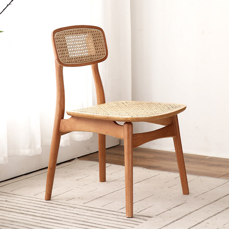 Contemporary Style Dining Chairs Armless Open Back Chairs with Wooden Legs Clearhalo ' kitchen&dining_furn' 'Dining Chairs' 'Dining Tables & Seating' 'dining_chair' 'furn' 'furn_dining_chair' 'Furniture' 'furniture_dining_chair' 'Kitchen & Dining Furniture' 'kitchen' 4245933