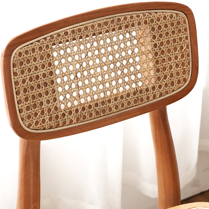 Contemporary Style Dining Chairs Armless Open Back Chairs with Wooden Legs Clearhalo ' kitchen&dining_furn' 'Dining Chairs' 'Dining Tables & Seating' 'dining_chair' 'furn' 'furn_dining_chair' 'Furniture' 'furniture_dining_chair' 'Kitchen & Dining Furniture' 'kitchen' 4245941